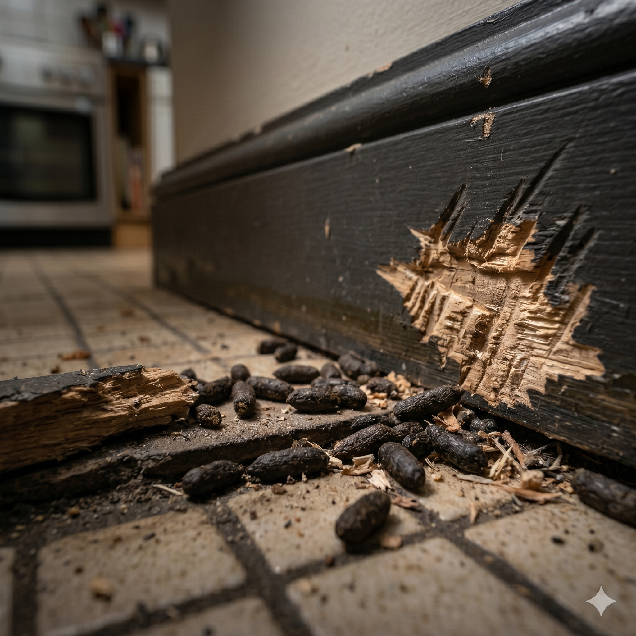 signs of a rodent infestation